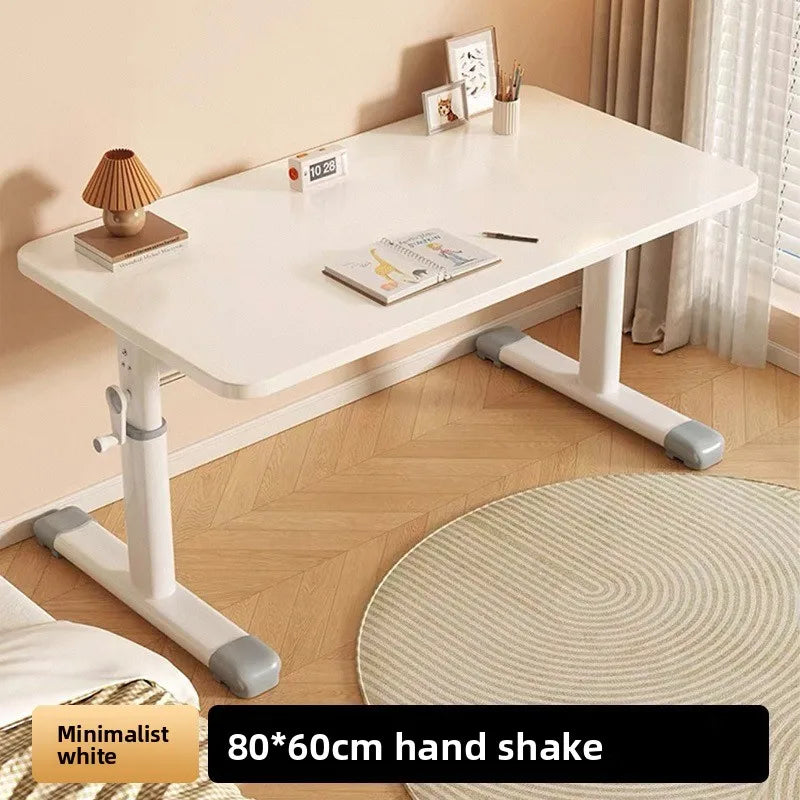 Hand Crank Adjustable Height Desk Computer Desk & Office  Ergonomic Study Table Home Office Writing Gaming Desk for Kids Adults
