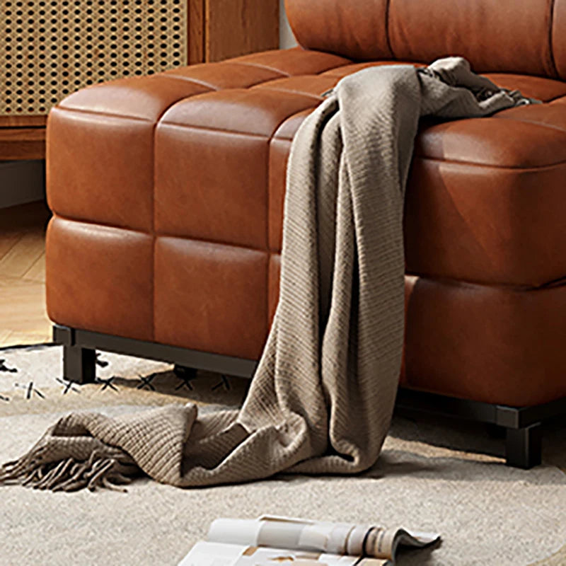 Modern Luxury Living Room Sofas Upholstered Leather Comfortable Foldable Sofa Bed Ergonomic Design Canapé Convertible Furniture