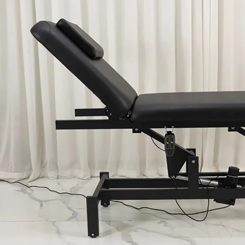 Luxury Electric Beauty Bed Adjustable Height Multifunctional Adult Massage Bed Comfy Ergonomic Lit Esthétique Salon Furniture