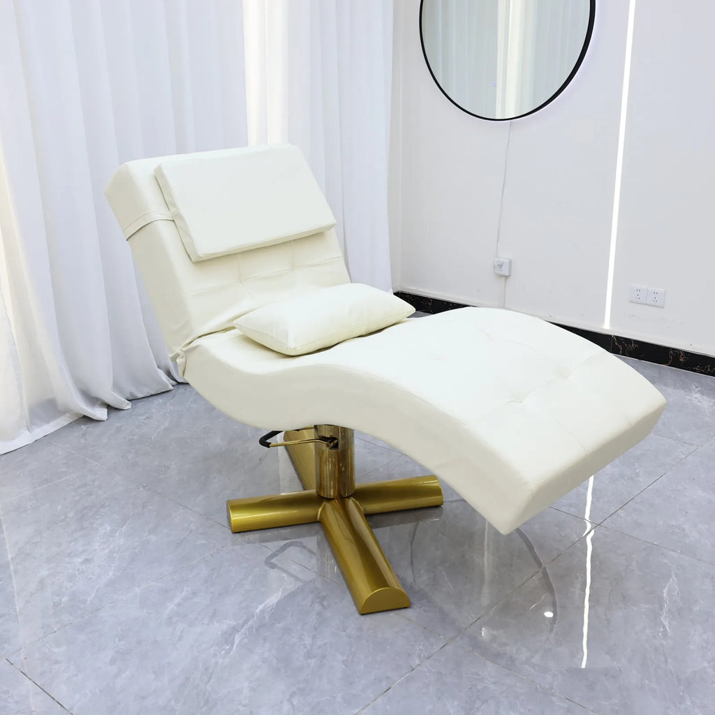 Electric reclining beauty bed, adjustable height beauty bed, suitable for hydrotherapy, salon, tattoo, therapy, home use