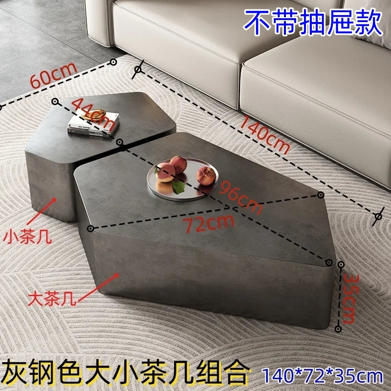 Modern Trendy Coffee Table Unique Design French Hidden Storage Coffee Table Bedroom With Storage Table Basse Home Furniture