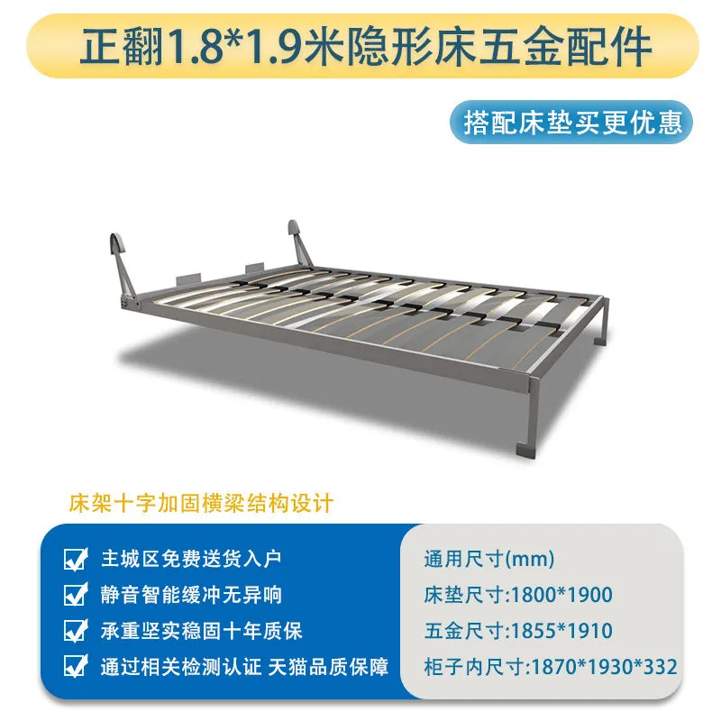 Adjustable Lit Portable Folding Bed Kids Single Space Saving Invisible Bed Clearance Adults Camas Baratas Bedroom Furniture