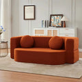 Living Room Compressed Sponge Sofa Modular Sectional Sofa Bed for Bedroom Apartment Ultra-Soft Deep Seat Lightweight Easy Assemb