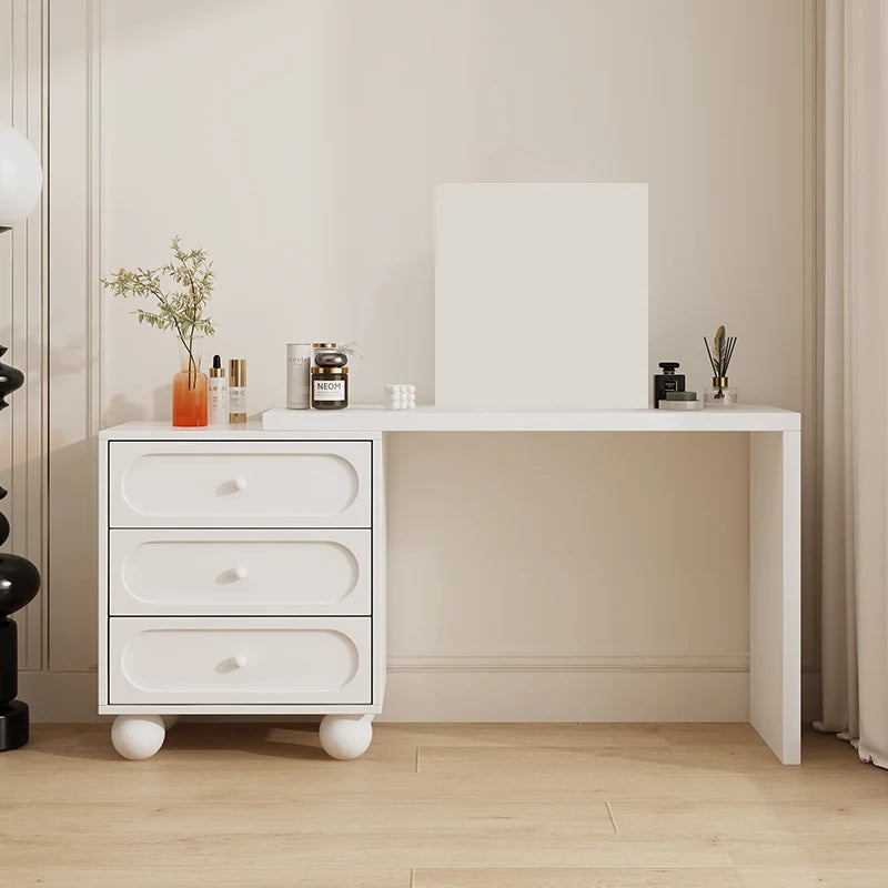 European Design Vanity Table Simple Kawaii Corner With Mirror Vanity Table Modern Luxury Penteadeira De Maquiagens Furniture