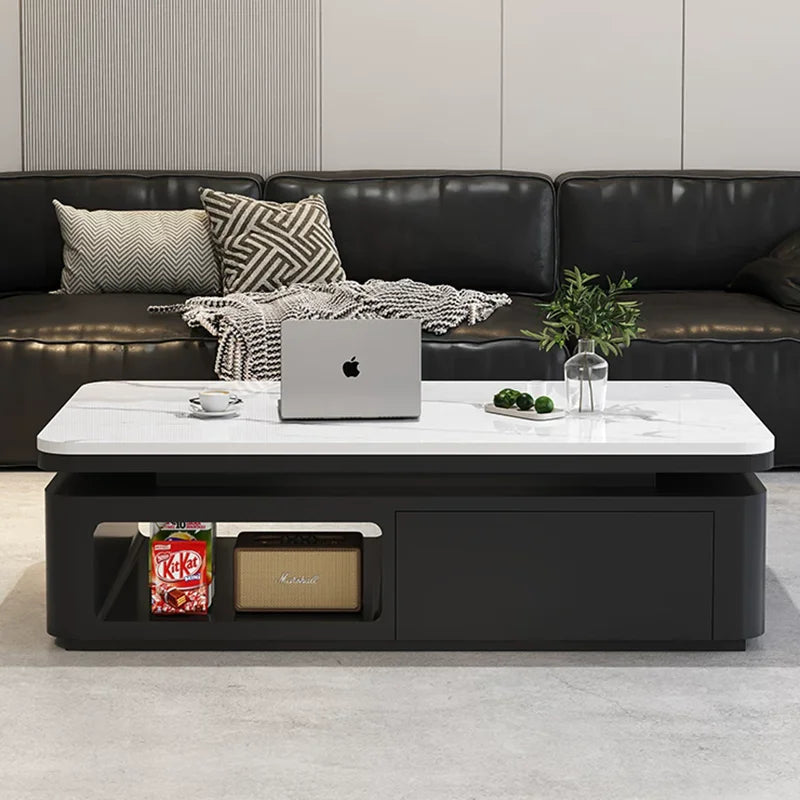 Storage Luxury Coffee Table Modern Living Room Designer Drawers Organizer Moving Side Table Writing Mesa Auxiliar Home Furniture