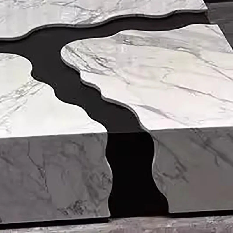 Modern Luxury Coffee Table Marble Unique Eclectic Glam Coffee Table Living Room Italian Table Basse Pour Salon Home Furniture