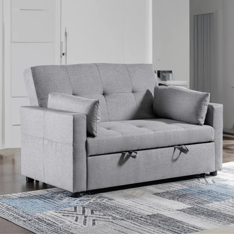 Multifunctional Furniture Folding Pull Out Sofa Bed Modern Convertible Sleeping Sofa Bed With Storage