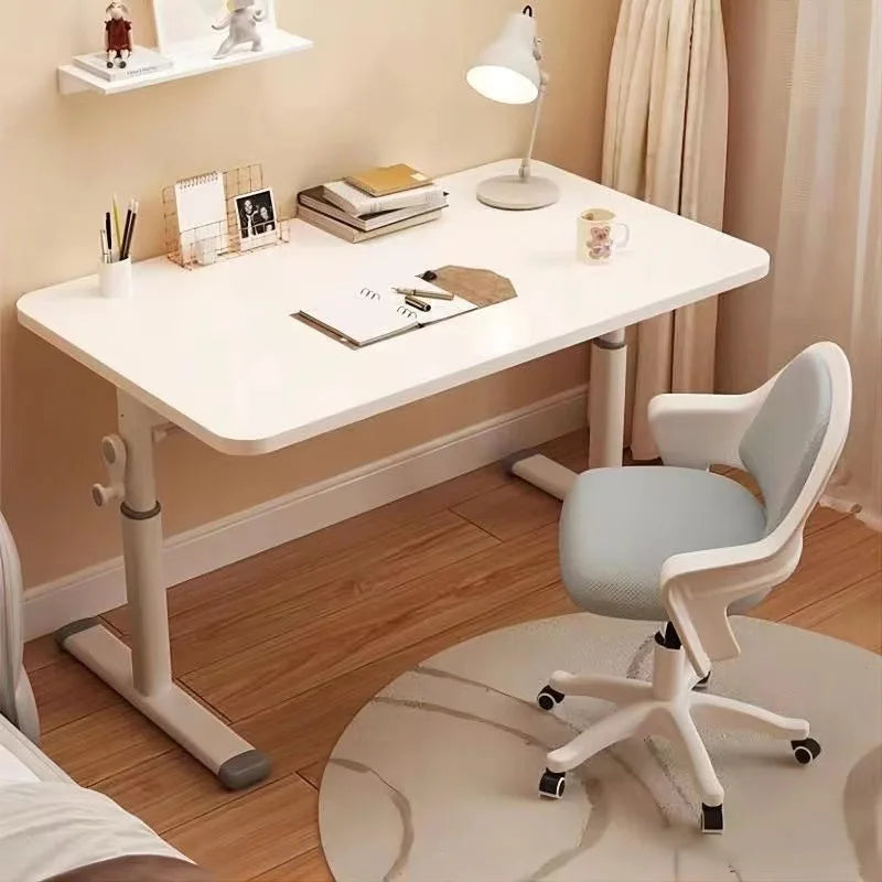 Hand Crank Adjustable Height Desk Computer Desk & Office  Ergonomic Study Table Home Office Writing Gaming Desk for Kids Adults
