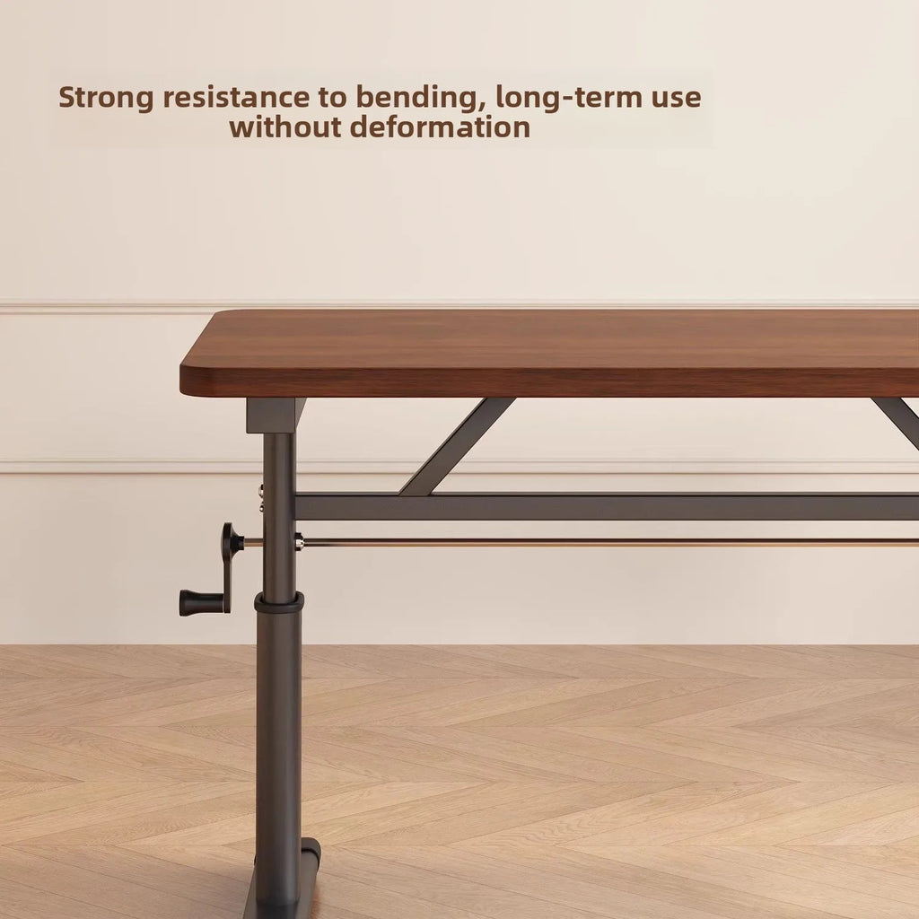 Modern Simple Adjustable Height Computer Desk Ergonomic Study Table for Home Office Durable Writing Desk Furniture