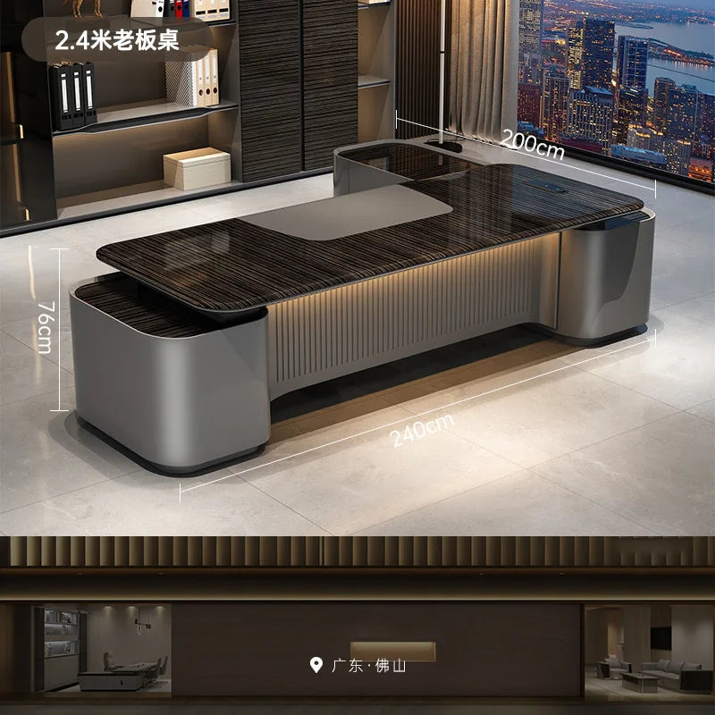Aesthetic Shelves Office Desk Display Minimalist Crafts Gaming Office Desk Computer Bedroom Mesas Escritorio Office Furniture