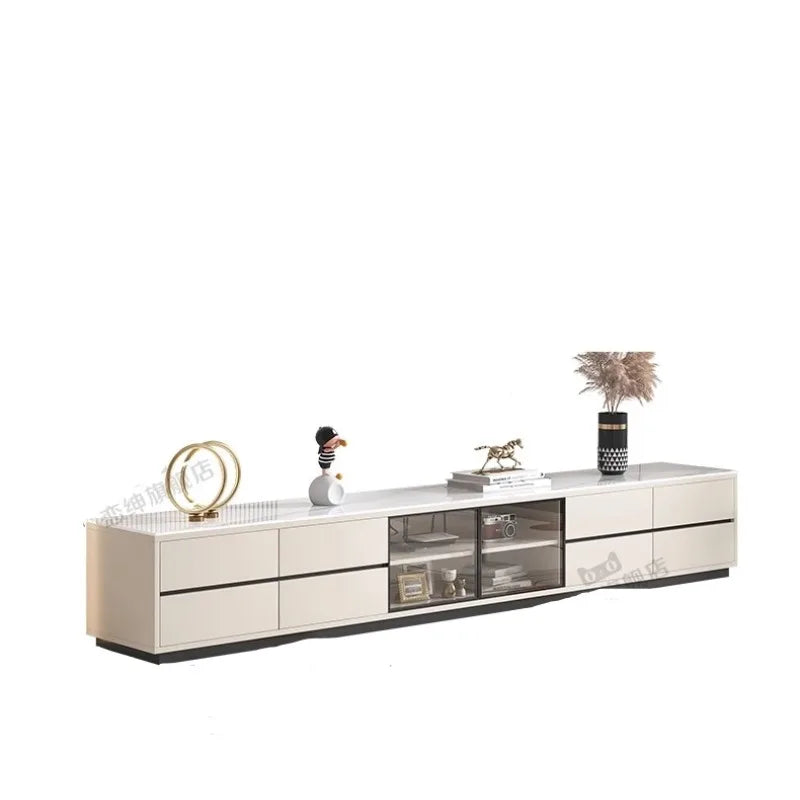 Storage Ornament Tv Stand Cabinet Simple Wall Nordic White Tv Stand Drawers Shelf Muebles Para El Hogar Home Accessories
