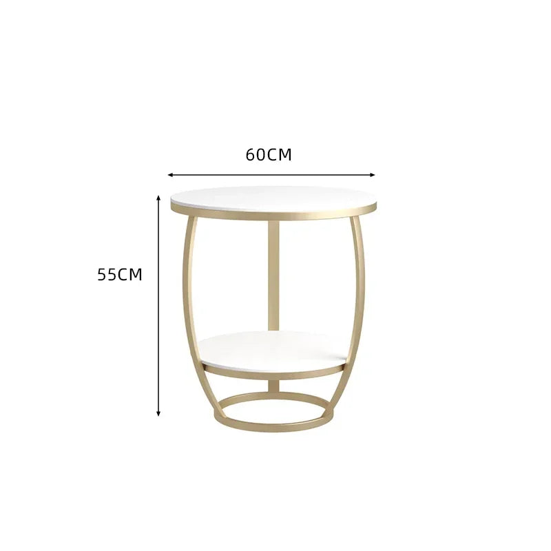 Simple Design Side Table Living Room Luxury Storage Organizer Side Tables Minimalist Standing Mesas De Comedor Home Furniture