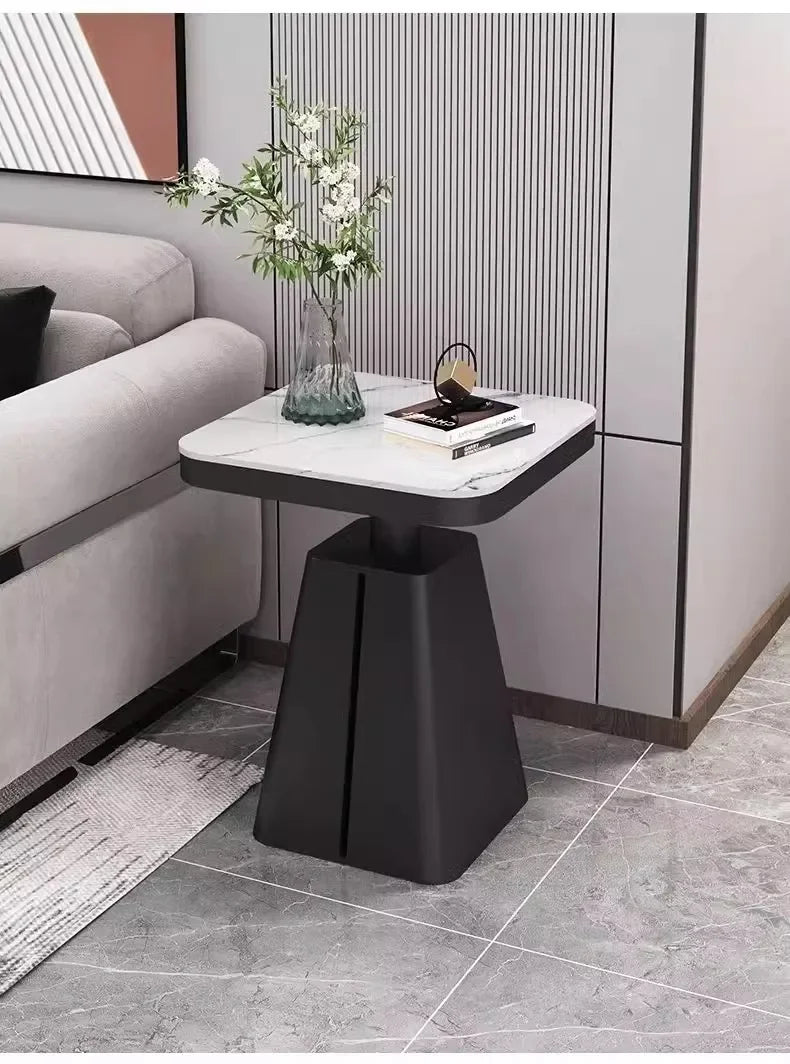 Simple Metal Side Table Luxury Square Glam Modern Side Table Decor Design Table Basse Pour Salon Living Room Furniture