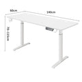 Height Adjustable Desk Motion Electric Sit Stand Up Down Computer Table Modern Lift Motorized Gaming Desktop Home Office Desks