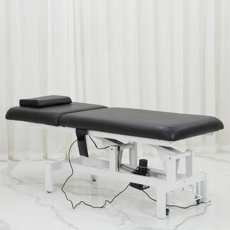 Luxury Electric Beauty Bed Adjustable Height Multifunctional Adult Massage Bed Comfy Ergonomic Lit Esthétique Salon Furniture
