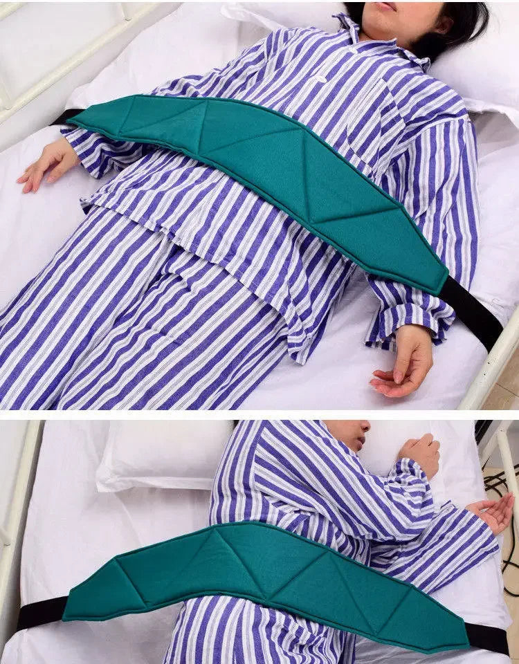 Adjustable Bed Strap 3.5m Soft Comfortable Breathable Portable Bed Restraint Belt for Home Care Hospital Nursing Home Patients