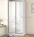 Modern Cheap Closet Clothes MDF Small Size Corner Simple Design Bedroom Furniture Wardrobes with Large Storage