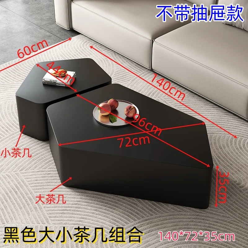 Modern Trendy Coffee Table Unique Design French Hidden Storage Coffee Table Bedroom With Storage Table Basse Home Furniture