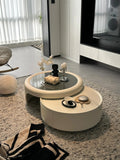 Nordic Luxury Coffee Table With Storage Design Premium Cute Coffee Table Living Room Hidden Storage Table De Salon Furniture