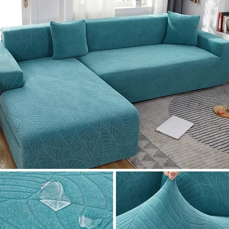 Sofa Cover for Living Room Thick Jacquard Sofa Cover 1/2/3/4 Seater L-Shaped Corner Sofa Cover