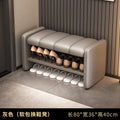Luxury Italian Shoe Bench Ottomans Minimalist Organizer Designer Shoe Stool Shelf Storage Living Room Muebles Salon Furniture