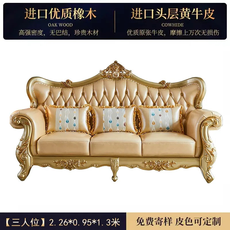 Modern Sectional Living Room Sofa Genuine Leather Solid Wood Living Room Sofa Minimalist Single Divani Da Soggiorno Furnitures
