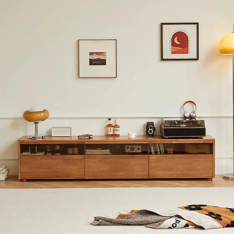 Retro Modern Tv Stands Living Room Storage Cabinets Organizer Designer Tv Table Aesthetic Minimalist Muebles Trendy Furniture