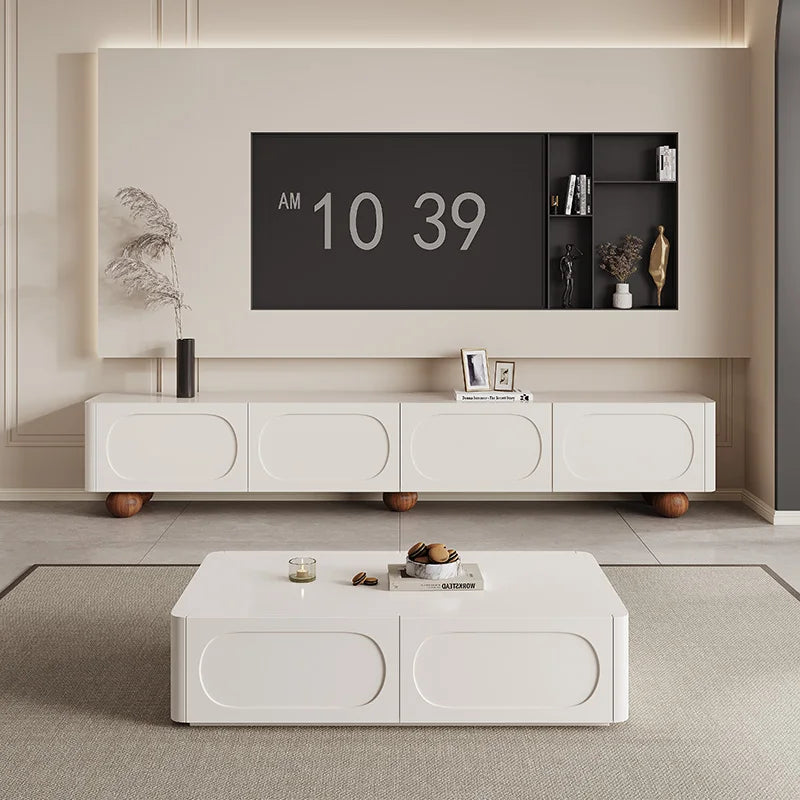Display Storage With Drawers Tv Stand Modern Trendy Elegant Luxury Tv Cabinet Minimalist Premium Meuble Tv Living Room Furniture