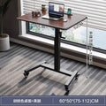 Adjustable Height Computer Desk Movable Small Writing Desk for Home Study Office Use Standing Workstation for Home