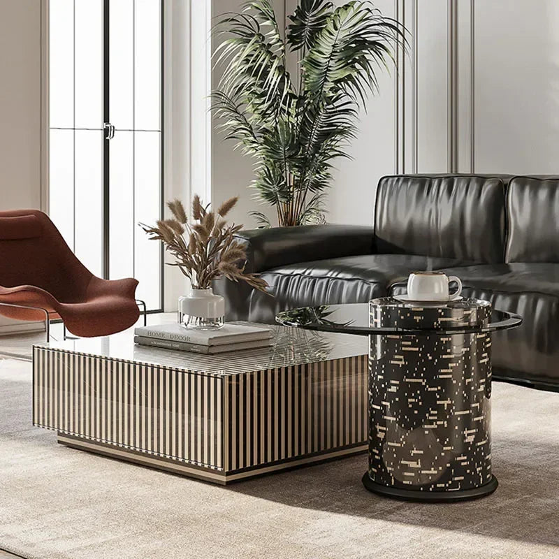 Delicacy Modern Coffee Tables Decor Luxury Marble Unique Coffee Tables Minimalist Design Stolik Kawowy Living Room Furniture