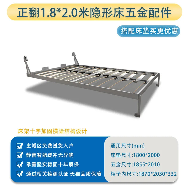 Adjustable Lit Portable Folding Bed Kids Single Space Saving Invisible Bed Clearance Adults Camas Baratas Bedroom Furniture
