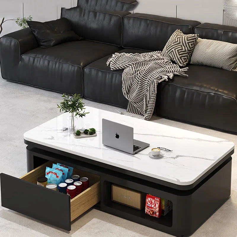 Storage Luxury Coffee Table Modern Living Room Designer Drawers Organizer Moving Side Table Writing Mesa Auxiliar Home Furniture