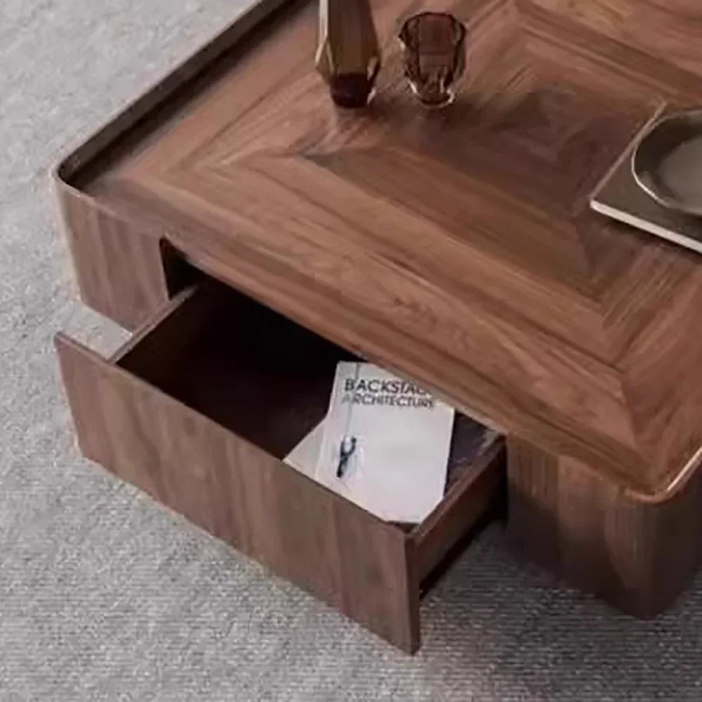 Storage Decoration Coffee Table Organizer Drawers Modern Design Coffee Table Vintage Living Room Table De Salon Basse Furniture