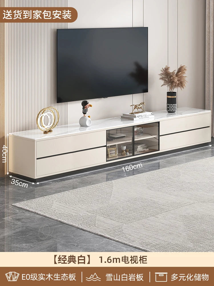 Storage Ornament Tv Stand Cabinet Simple Wall Nordic White Tv Stand Drawers Shelf Muebles Para El Hogar Home Accessories