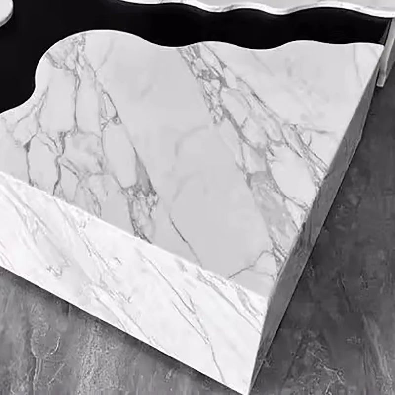 Modern Luxury Coffee Table Marble Unique Eclectic Glam Coffee Table Living Room Italian Table Basse Pour Salon Home Furniture