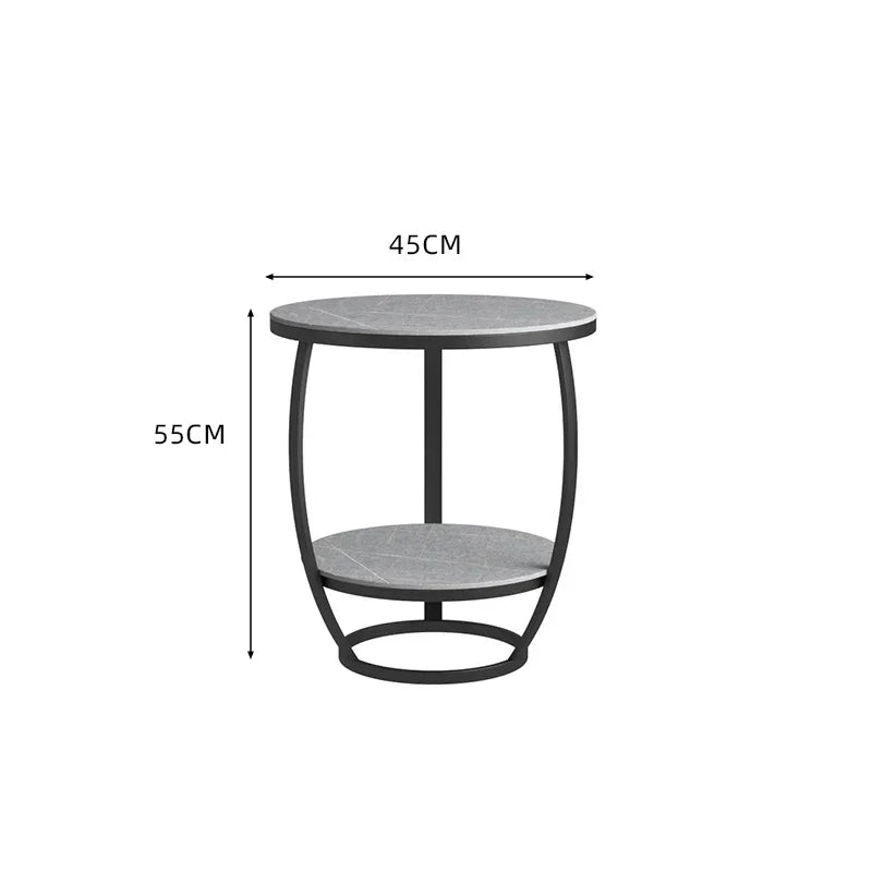 Simple Design Side Table Living Room Luxury Storage Organizer Side Tables Minimalist Standing Mesas De Comedor Home Furniture