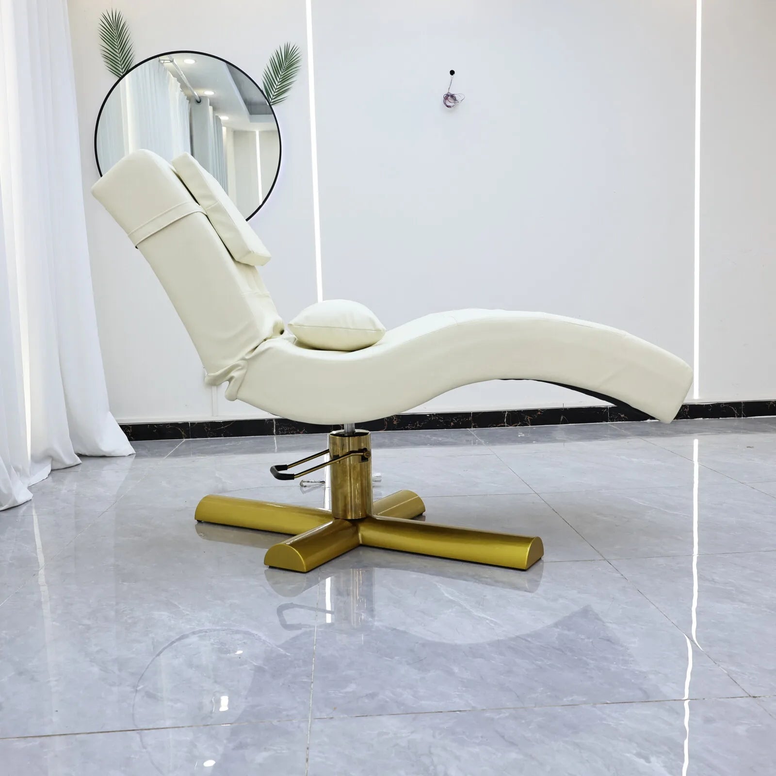 Electric reclining beauty bed, adjustable height beauty bed, suitable for hydrotherapy, salon, tattoo, therapy, home use