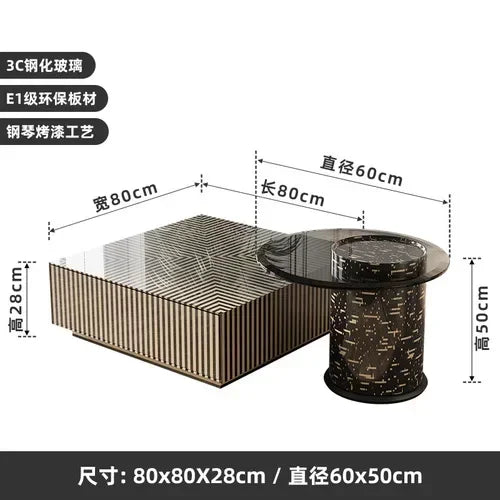 Delicacy Modern Coffee Tables Decor Luxury Marble Unique Coffee Tables Minimalist Design Stolik Kawowy Living Room Furniture