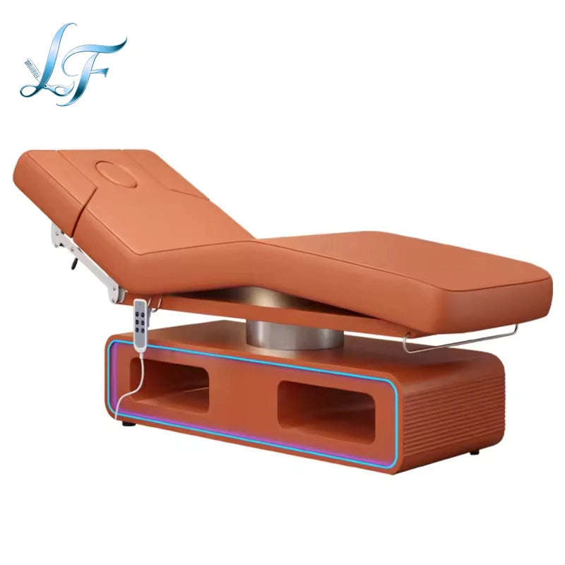 Massage Table Electric Lift Adjustable Beauty Bed Commercial Furniture For Salon Beauty Industry Durable Practical Bed