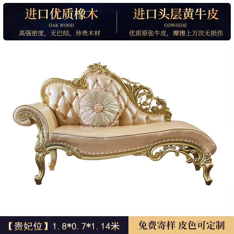 Modern Sectional Living Room Sofa Genuine Leather Solid Wood Living Room Sofa Minimalist Single Divani Da Soggiorno Furnitures