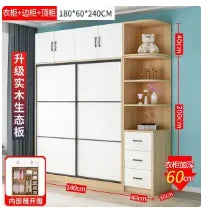 Modern Women Wardrobe Storage European Closet Bedroom Wooden Wardrobe Organizer Closet Schlaf zimmer Schrankhotel Furniture