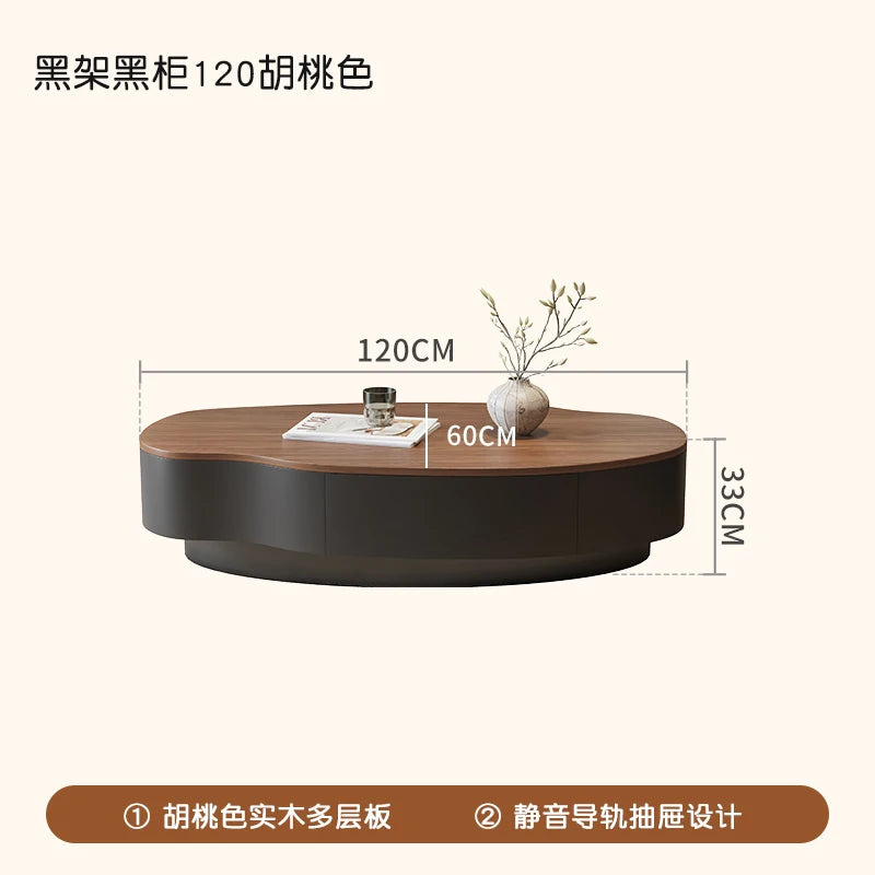 Living Room Storage Coffee Table With Drawers Trendy Glam Minimalist Coffee Table Unique Modern Meuble Salon Furniture For Home
