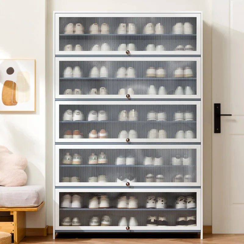 Simple shoe cabinet, household door storage artifact, space-saving indoor good-looking multi-layer dustproof large-capacity