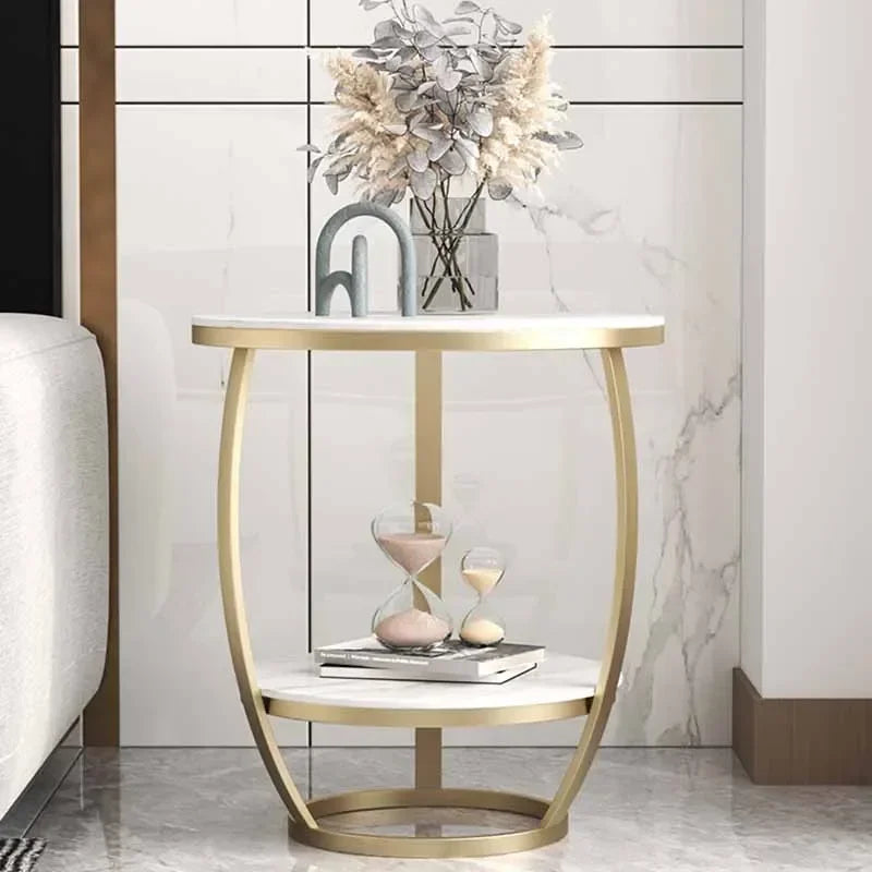 Simple Design Side Table Living Room Luxury Storage Organizer Side Tables Minimalist Standing Mesas De Comedor Home Furniture