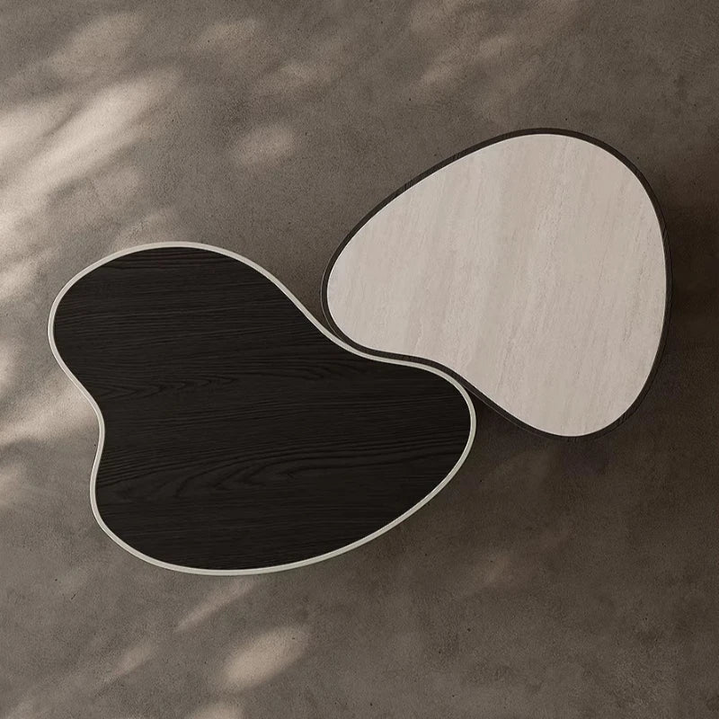 Special-shaped Coffee Table Storage Hardcover Sofa Side Table Living Room Center Luxury Modern Home Decor Items House Furniture