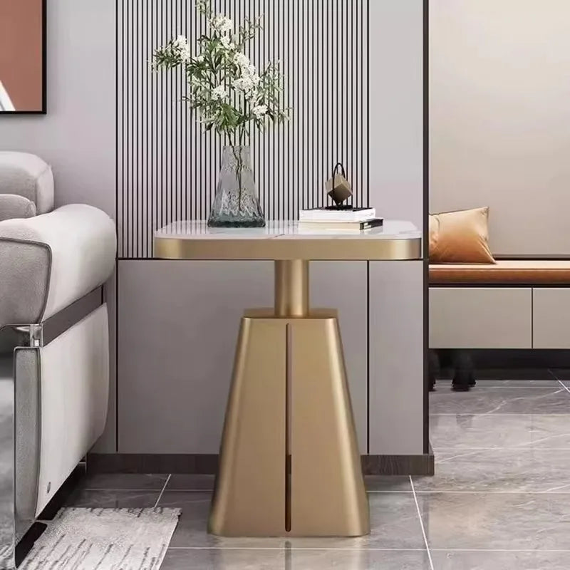 Simple Metal Side Table Luxury Square Glam Modern Side Table Decor Design Table Basse Pour Salon Living Room Furniture