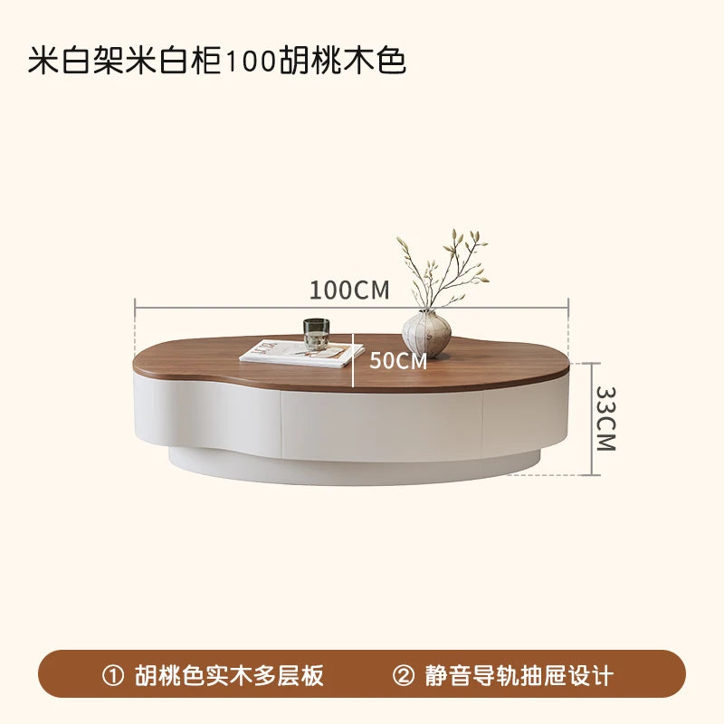 Living Room Storage Coffee Table With Drawers Trendy Glam Minimalist Coffee Table Unique Modern Meuble Salon Furniture For Home