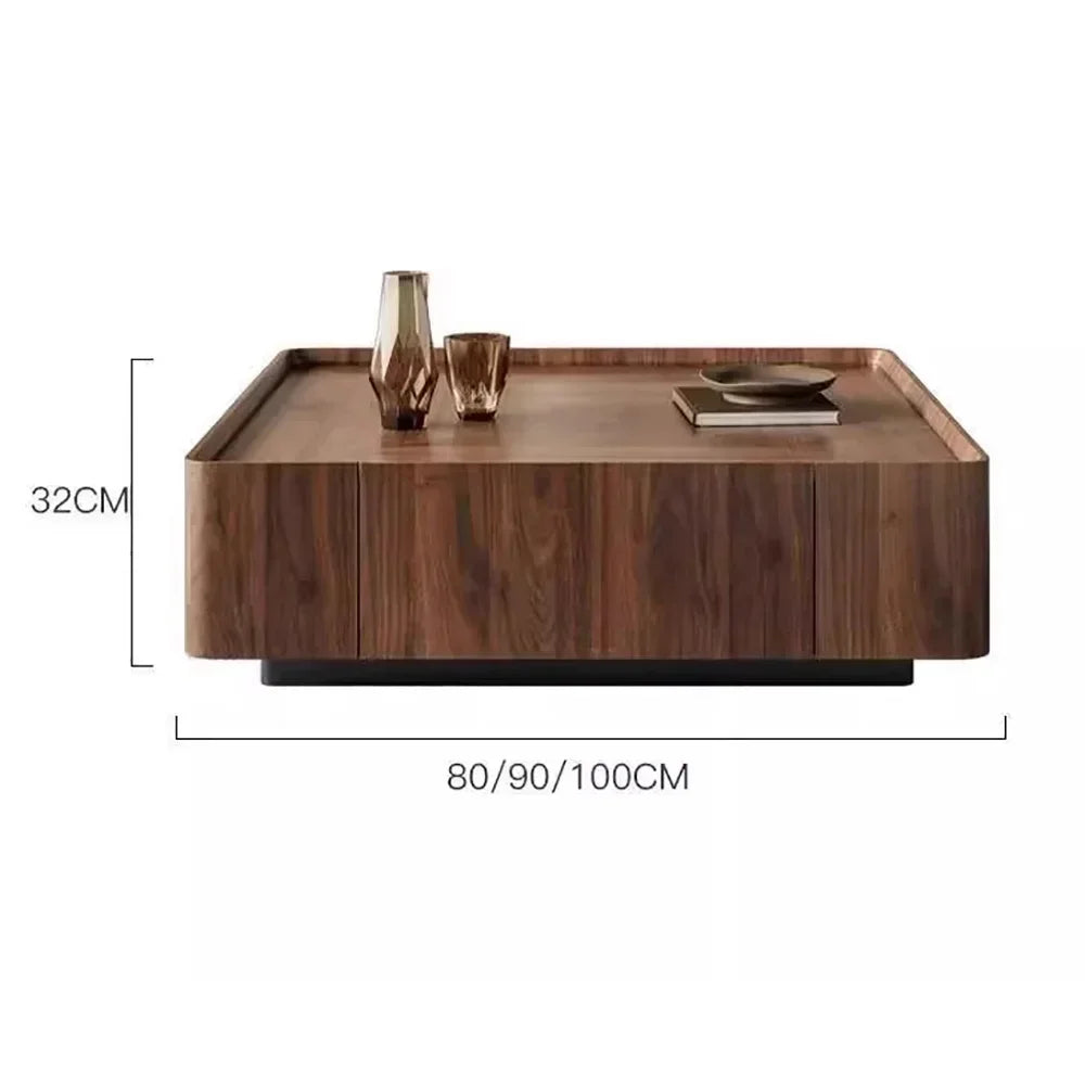 Storage Decoration Coffee Table Organizer Drawers Modern Design Coffee Table Vintage Living Room Table De Salon Basse Furniture