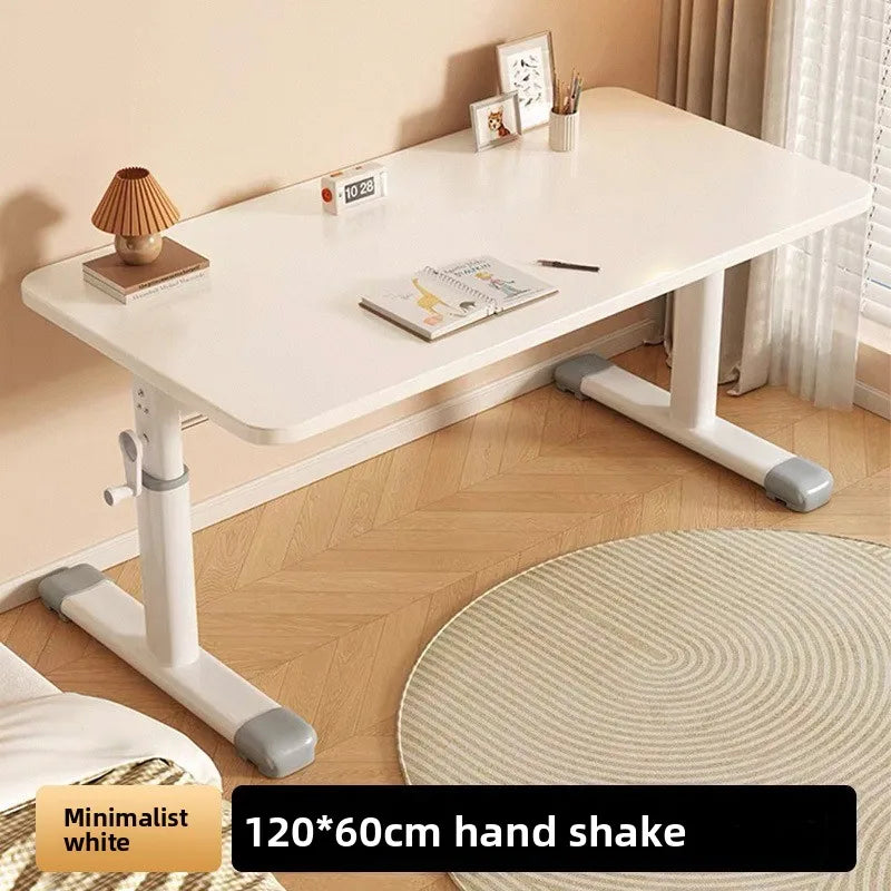 Hand Crank Adjustable Height Desk Computer Desk & Office  Ergonomic Study Table Home Office Writing Gaming Desk for Kids Adults
