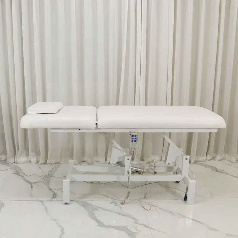 Luxury Electric Beauty Bed Adjustable Height Multifunctional Adult Massage Bed Comfy Ergonomic Lit Esthétique Salon Furniture